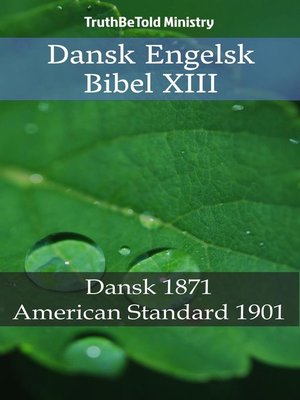 cover image of Dansk Engelsk Bibel XIII